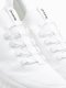 Ombre Wsuwane męskie buty sneakersy wykonane z lekkich materiałów - białe V4 OM-FOKS-0149 41 2