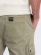 Ombre Męskie spodnie JOGGERY z zapinanymi kieszeniami cargo - khaki V1 OM-PAJO-0125 M 10