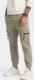 Ombre Męskie spodnie JOGGERY z zapinanymi kieszeniami cargo - khaki V1 OM-PAJO-0125 M 4