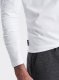 Ombre Longsleeve męski bez nadruku z dekoltem w serek - biały V3 OM-LSBL-0108 S 6