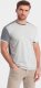 Ombre T-shirt męski z elastanem z kolorowymi rękawami - szary V4 OM-TSCT-0176 S 4