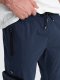 Ombre Męskie spodnie JOGGERY z zapinanymi kieszeniami cargo - granatowe V5 OM-PAJO-0135 M 2