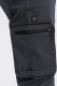 Ombre Męskie spodnie JOGGERY z odstającymi i zapinanymi kieszeniami cargo - grafitowe V6 OM-PAJO-0135 XL 5