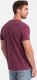 Ombre Męski casualowy t-shirt z naszytą kieszonką - ciemnoróżowy V5 OM-TSCT-0109 M 5