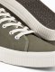 Ombre Klasyczne męskie trampki niskie BASIC - oliwkowe V3 OM-FOTL-0145 41 1