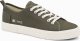 Ombre Klasyczne męskie trampki niskie BASIC - oliwkowe V3 OM-FOTL-0145 41 4