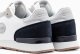 Ombre Buty męskie sneakersy z łączonych materiałów i siateczką - biało-granatowe V3 OM-FOSL-0155 45 2