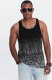 Ombre Męski tank top bawełniany z gradientowym nadrukiem - czarny V2 OM-TSTT-22SS-001 S 2