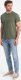 Ombre T-shirt męski klasyczny bawełniany BASIC - khaki V6 OM-TSBS-0146 L 1