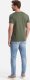Ombre T-shirt męski klasyczny bawełniany BASIC - khaki V6 OM-TSBS-0146 L 5