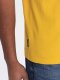Ombre T-shirt męski klasyczny bawełniany BASIC - musztardowy V8 OM-TSBS-0146 XXL 3