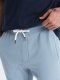 Ombre Męskie spodnie dresowe typu jogger - niebieskie V7 OM-PABS-0173 XXL 2