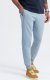 Ombre Męskie spodnie dresowe typu jogger - niebieskie V7 OM-PABS-0173 XXL 4