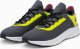 Ombre Męskie sneakersy z neonowymi wstawkami  grafitowe V3 OM-FOKS-0118 41 4