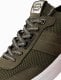 Ombre Sneakersy męskie wsuwane ze strukturalnego materiału  oliwkowe V2 OM-FOSL-0154 41 1
