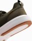 Ombre Sneakersy męskie wsuwane ze strukturalnego materiału  oliwkowe V2 OM-FOSL-0154 43 5