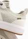 Ombre Wsuwane męskie sneakersy ze strukturalnego materiału  piaskowe V1 OM-FOSL-0154 40 4