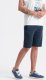 Ombre Bawełniane męskie szorty dresowe BASIC  granatowe V1 OM-SRBS-0149 XXL 4