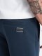 Ombre Bawełniane męskie szorty dresowe BASIC  granatowe V1 OM-SRBS-0149 XXL 5