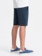 Ombre Bawełniane męskie szorty dresowe BASIC  granatowe V1 OM-SRBS-0149 XXL 6