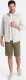 Ombre Męskie szorty dresowe bawełniane BASIC   oliwkowe V2 OM-SRBS-0149 XXL 3