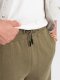 Ombre Męskie szorty dresowe bawełniane BASIC   oliwkowe V2 OM-SRBS-0149 M 2