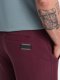 Ombre Szorty męskie dresowe bawełniane BASIC  bordowe V3 OM-SRBS-0149 M 2