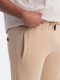 Ombre Dresowe męskie szorty bawełniane BASIC  beżowe V6 OM-SRBS-0149 XL 3