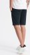 Ombre Męskie bawełniane szorty dresowe BASIC  czarne V9 OM-SRBS-0149 S 6