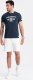 Ombre T-shirt męski z nadrukiem w stylu college  granatowy V3 OM-TSPT-0137 XL 4