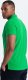 Ombre Męska koszulka polo jednokolorowa BASIC z dzianiny pique - neonowa zieleń V25 OM-POBS-0100 L 4