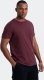 Ombre Klasyczny T-shirt męski bawełniany BASIC - bordowy V10 OM-TSBS-0146 S 4