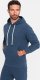 Ombre Męski dresowy komplet bluza kangurka + szorty  ciemnoniebieski V4 Z75 M 2