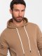Ombre Męski komplet dresowy bluza kangurka + szorty  brązowy V2 Z75 S 2
