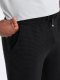 Ombre Krótkie spodenki męskie dresowe z dzianiny ottoman  czarne V4 OM-SRSK-0150 XXL 3