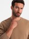 Ombre Męski komplet dresowy bluza + szorty  brązowy V2 Z77 XXL 2
