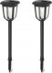 Aigostar  2X Lampa Led Solarna Wbijana Zewnętrzna 55Cm 0,3W 2