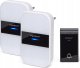Aigostar  Dzwonek Bezprzewodowy 1-Przycisk 2-Odbiorniki 230V 1