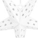 Springos Gwiazda świąteczna papierowa 3D 25 cm zawieszka choinkowa biała UNIWERSALNY 7