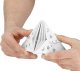 Springos Gwiazda świąteczna papierowa 3D 25 cm zawieszka choinkowa biała UNIWERSALNY 9