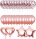 Springos Zestaw dekoracji na wieczór panieński balony napis rose gold UNIWERSALNY 5