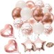 Springos Zestaw dekoracji na wieczór panieński balony napis rose gold UNIWERSALNY 8