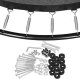 Springos Trampolina ogrodowa dla dzieci 12 FT z siatką wewnętrzną i ringiem 365-374 cm UNIWERSALNY 5