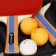 Springos Paletki do ping ponga zestaw z 3 piłeczkami i pokrowcem komplet tenis stołowy UNIWERSALNY 11