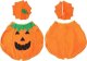 Springos Dekoracje na Halloween strój dyni na Halloween z czapką przebranie UNIWERSALNY 6