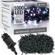 Lampki choinkowe Springos Lampki choinkowe 1000 led multikolor 50m oświetlenie świąteczne IP44 UNIWERSALNY 7
