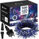 Lampki choinkowe Springos Lampki choinkowe 500 led biały zimny + niebieski flash 31,5 m oświetlenie świąteczne IP44 UNIWERSALNY 1