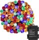 Lampki choinkowe Springos Lampki choinkowe 50 Led na baterie IP44 multikolor z programatorem UNIWERSALNY 1