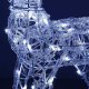 Dekoracja świąteczna Springos Renifer świąteczny 100 LED świetlna dekoracja biały zimny UNIWERSALNY 1