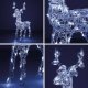 Dekoracja świąteczna Springos Renifer świąteczny 100 LED świetlna dekoracja biały zimny UNIWERSALNY 3